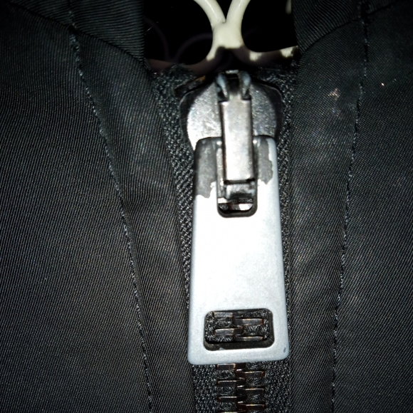 Brett Johnson Mixed Media Bomber Jacket size Large - Picture 5 of 16